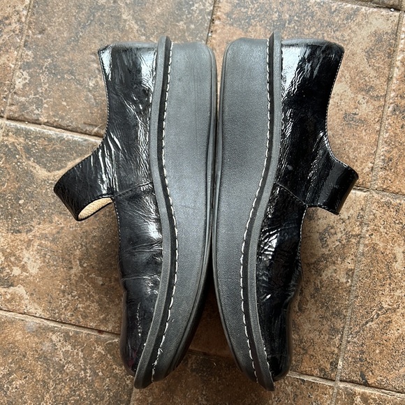 Patent Leather Black Mary Jane Algeria Comfort Shoes Womens 39 Size 8 US - Picture 3 of 5